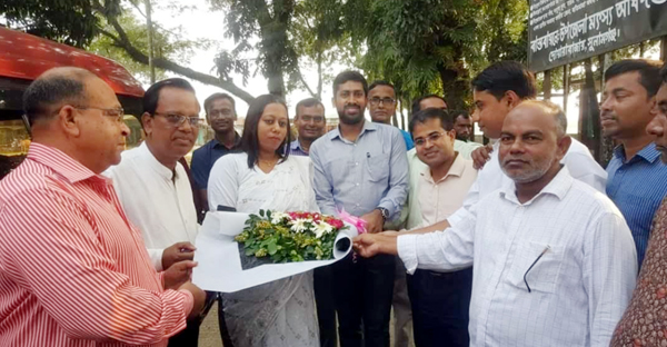 দোয়ারাবাজারে নবাগত উপজেলা নির্বাহী অফিসারের যোগদান