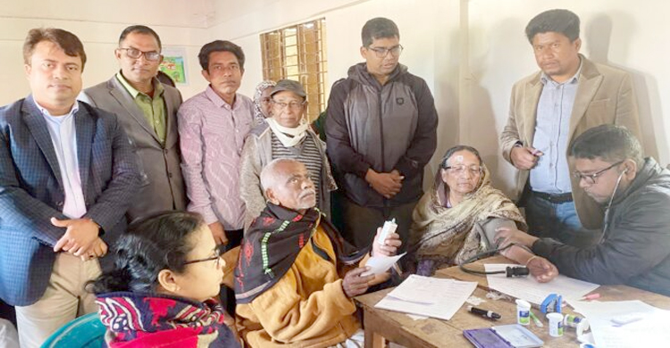 কমলগঞ্জে ১ হাজার রোগীকে বি না মূ ল্যে চক্ষু চিকিৎসা প্র দা ন
