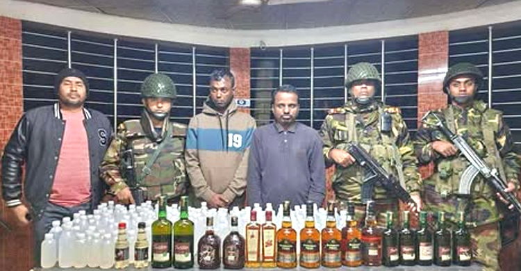 নবীগঞ্জে সে না বা  হি নী র অ ভি যা নে গ্রে ফ তা র ২