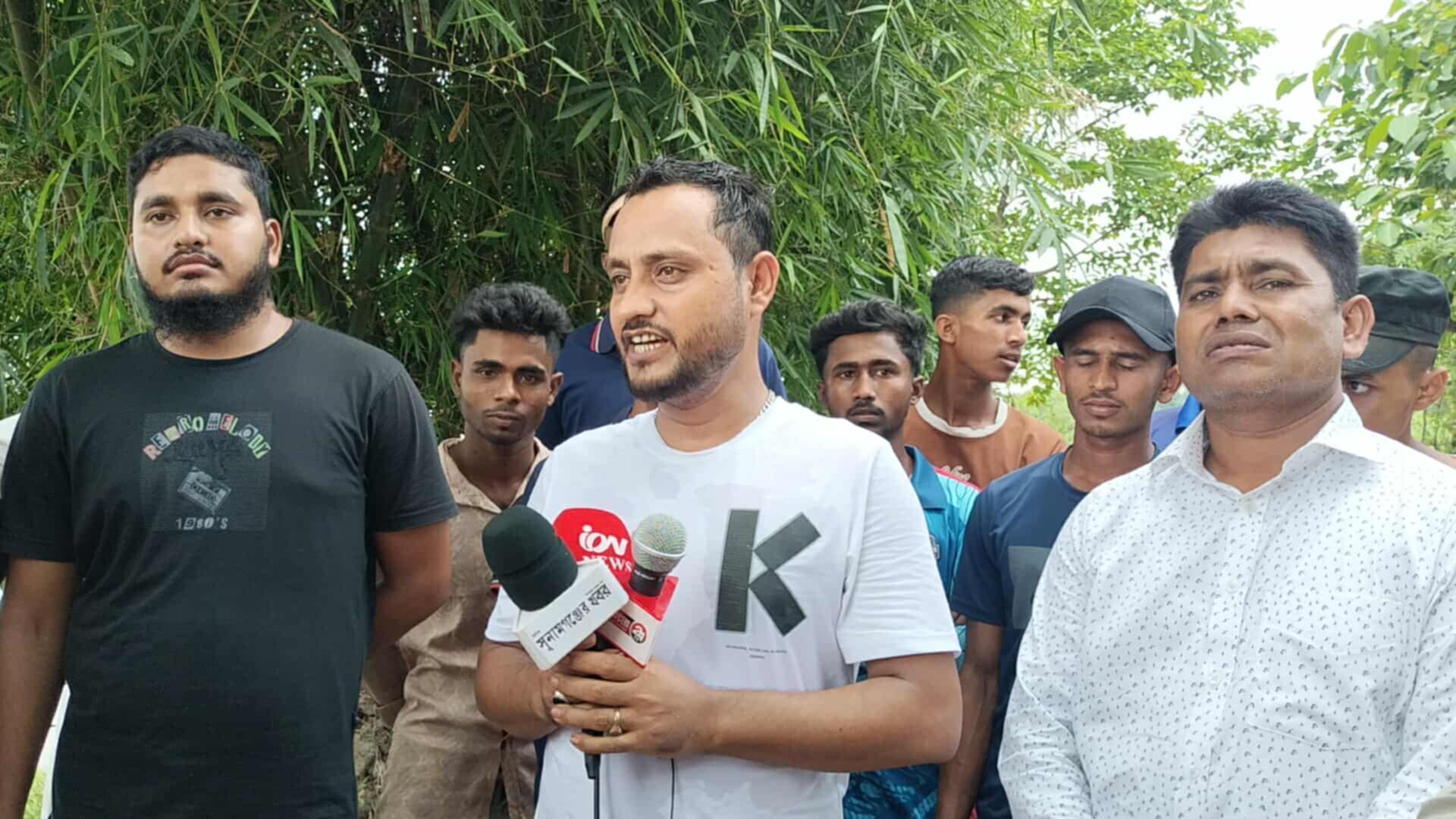 শান্তিগঞ্জে ধান লু*টপাটের মি*থ্যা ঘটনায় এলাকাবাসীর প্র তি বা দ-নি*ন্দা