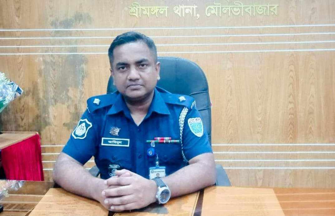 পদোন্নতি পেয়ে ওসি হলেন শ্রীমঙ্গল থানার তদন্ত কর্মকর্তা
