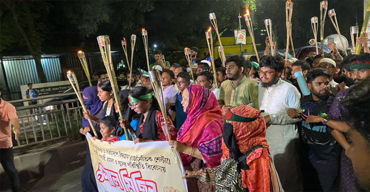 ফের রাজপথে বৈ ষ ম্য বি রো ধী ছাত্র আন্দো*লন, বি*এনপিকে হুঁ শি য়া রি