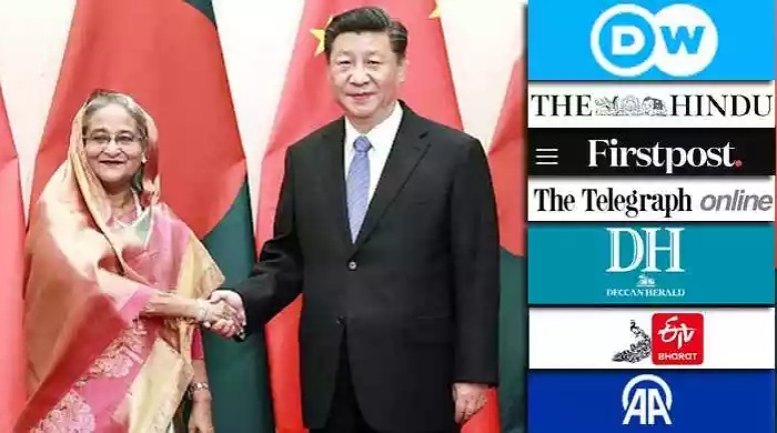 প্রধানমন্ত্রী শেখ হাসিনার চীন সফর নিয়ে যা বলছে আন্তর্জাতিক মিডিয়া