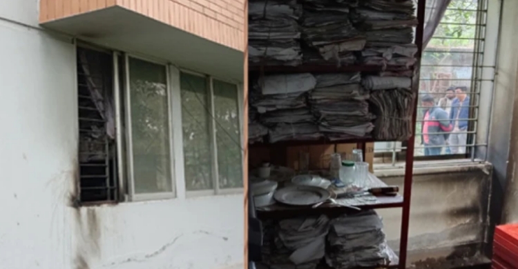 কুষ্টিয়ায় নির্বাচন অফিসে আ গু ন