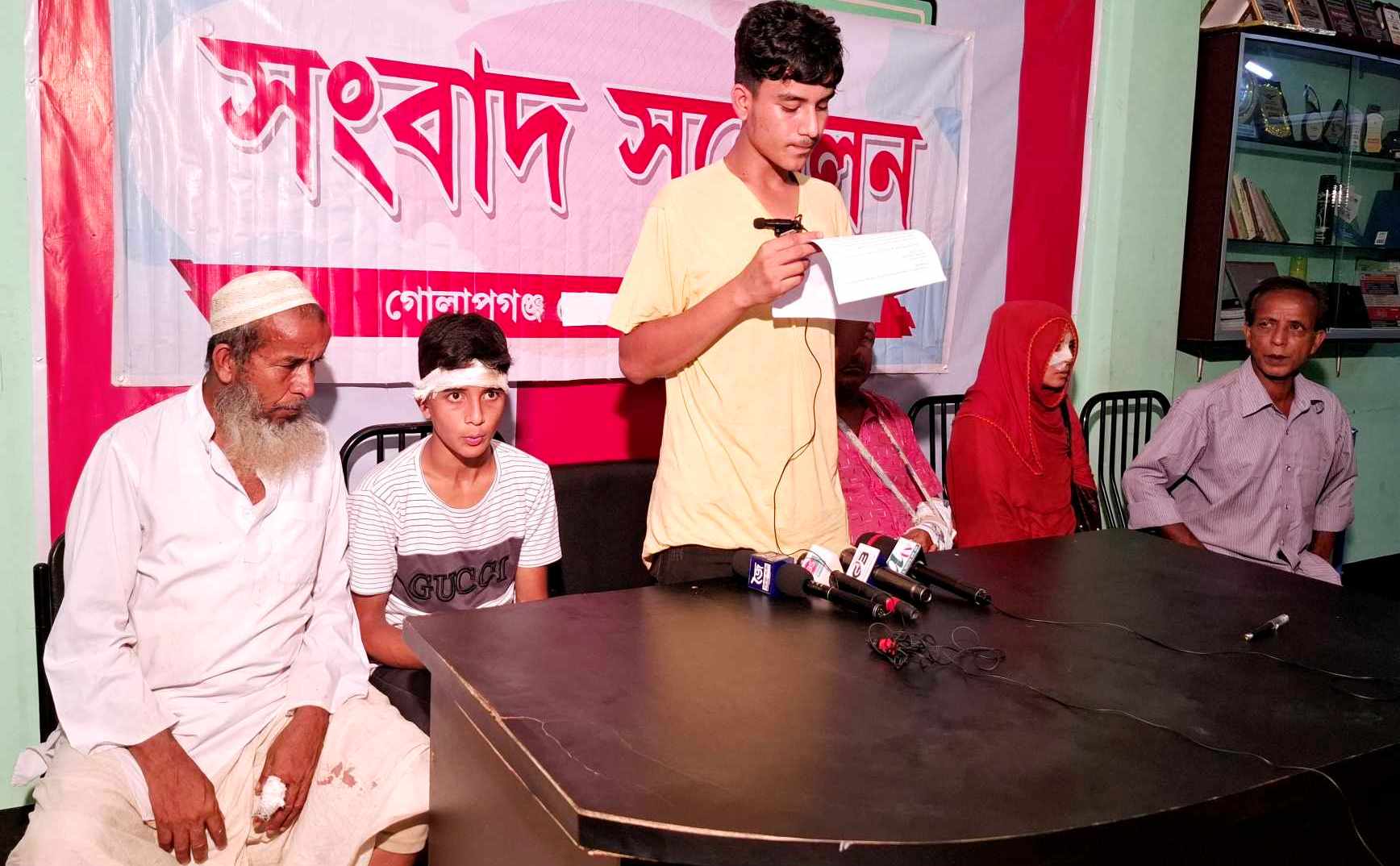 গোলাপগঞ্জে ব্যবসায়ীর ওপর হা*মলার অভিযোগ