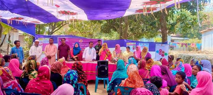 শায়েস্তাগঞ্জে শতাধিক গ্রামীণ মহিলা নিয়ে &lsquo;তথ্য আপার&rsquo; উঠান বৈঠক অনুষ্ঠিত