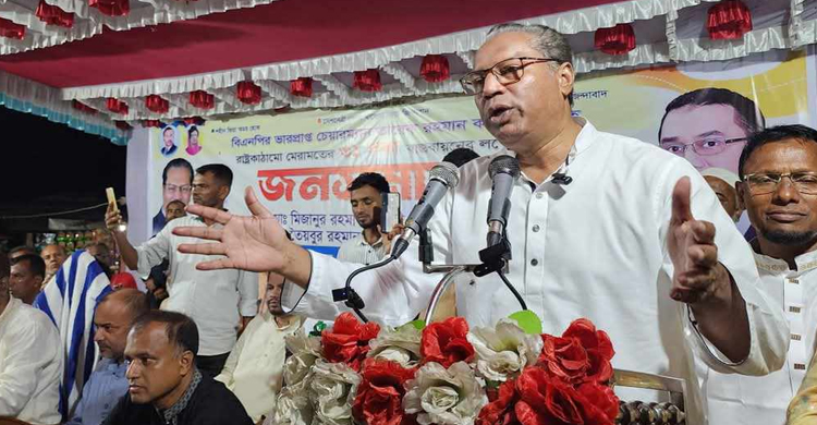 নির্বাচন না হওয়া পর্যন্ত আ ন্দো ল ন অব্যাহত থাকবে : মিজানুর রহমান চৌধুরী