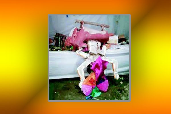 হবিগঞ্জে পূজা মণ্ডপে হামলা-ভাংচুর