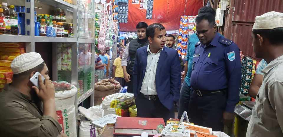 ছাতকে পেঁয়াজের বাজার নিয়ন্ত্রণে রাখতে ভ্রাম্যমাণ আদালতের অভিযান