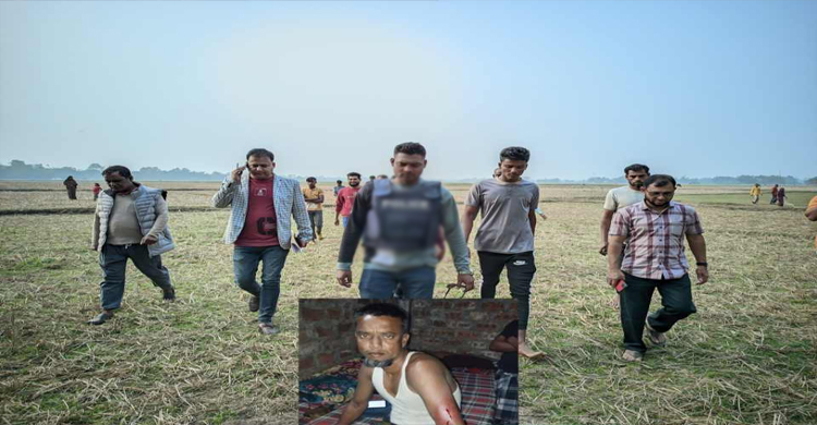 দোয়ারাবাজারে রাতের আঁধারে কৃষককে কু পি য়ে জ খ ম