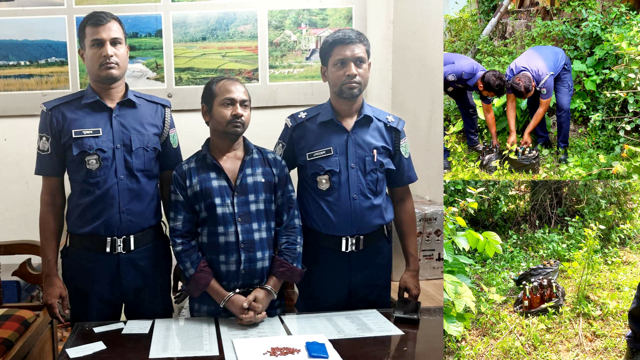 জৈন্তাপুরে বিপুল পরিমাণ মা*দক জ*ব্দ, আ*টক ১