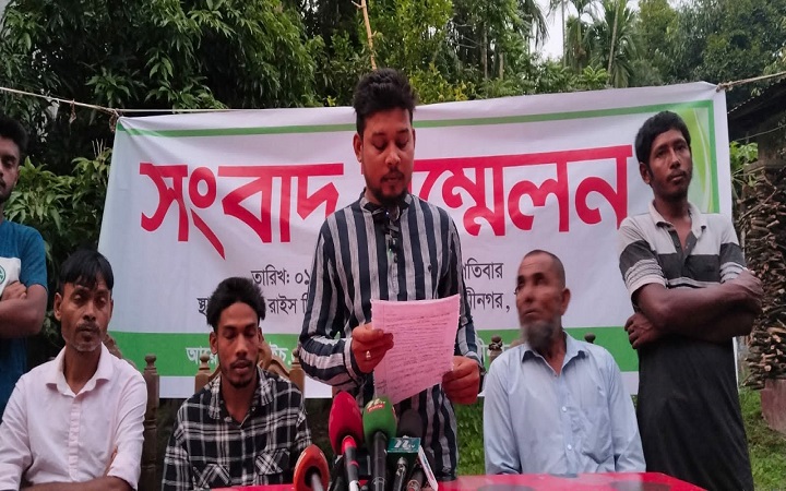 ওসমানীনগরে জমি নিয়ে বি/রোধে হা/মলার অভিযোগ
