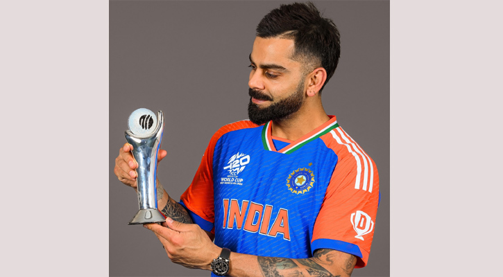 বর্ষসেরার পুরস্কার পেলেন কোহলি