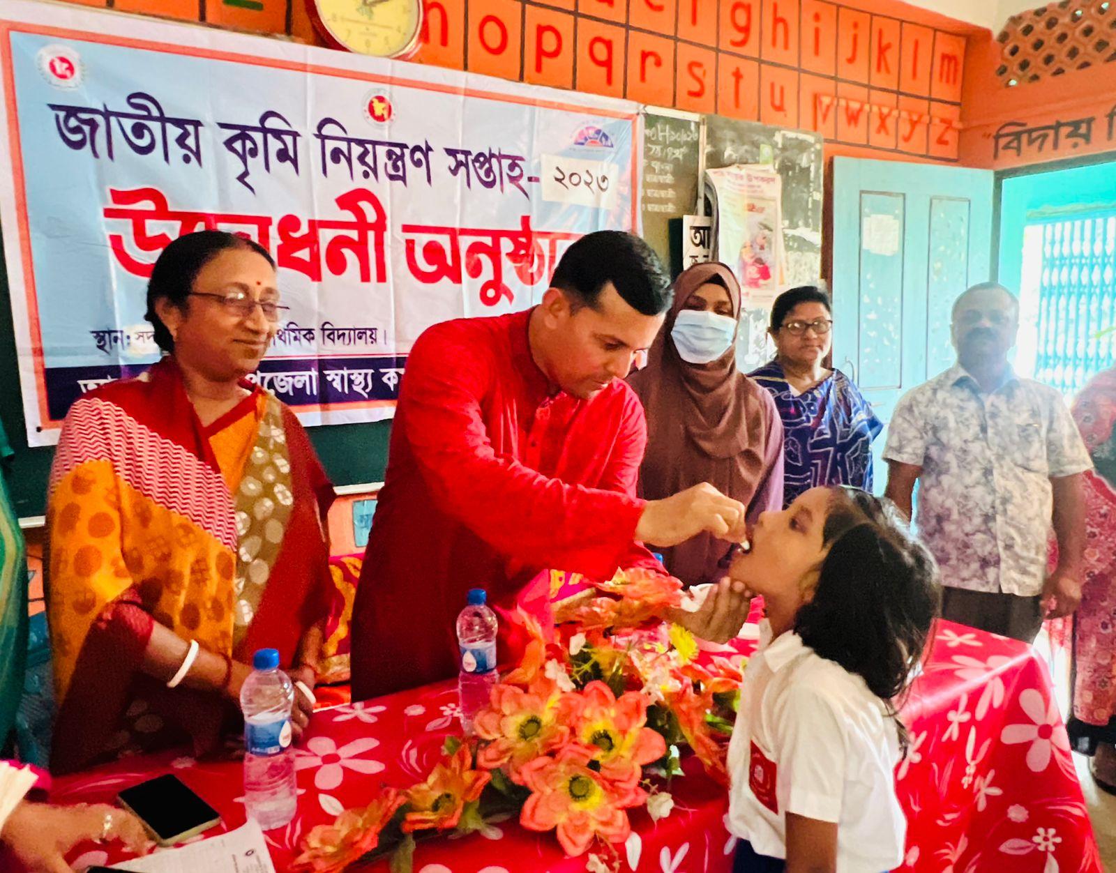 শান্তিগঞ্জে কৃমিনাশক ট্যাবলেট খাবে প্রায় ৫০ হাজার শিশু