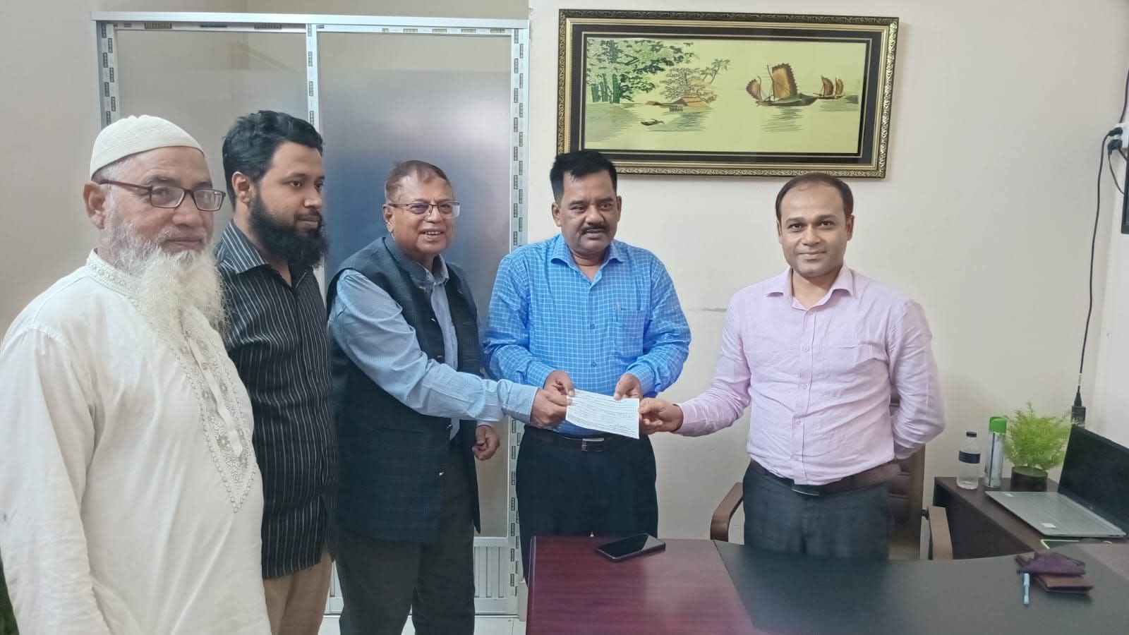 মাধবপুরে সমাজকল্যাণ মন্ত্রণালয়কে জমি দিলেন মুক্তিযোদ্ধা রমিজ উদ্দিন খাঁন