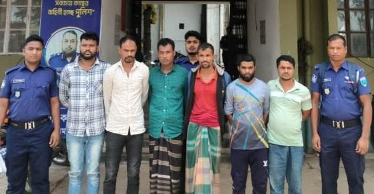 ছাতক থানা পুলিশের অভিযানে ৬ আসামি গ্রে ফ তা র 