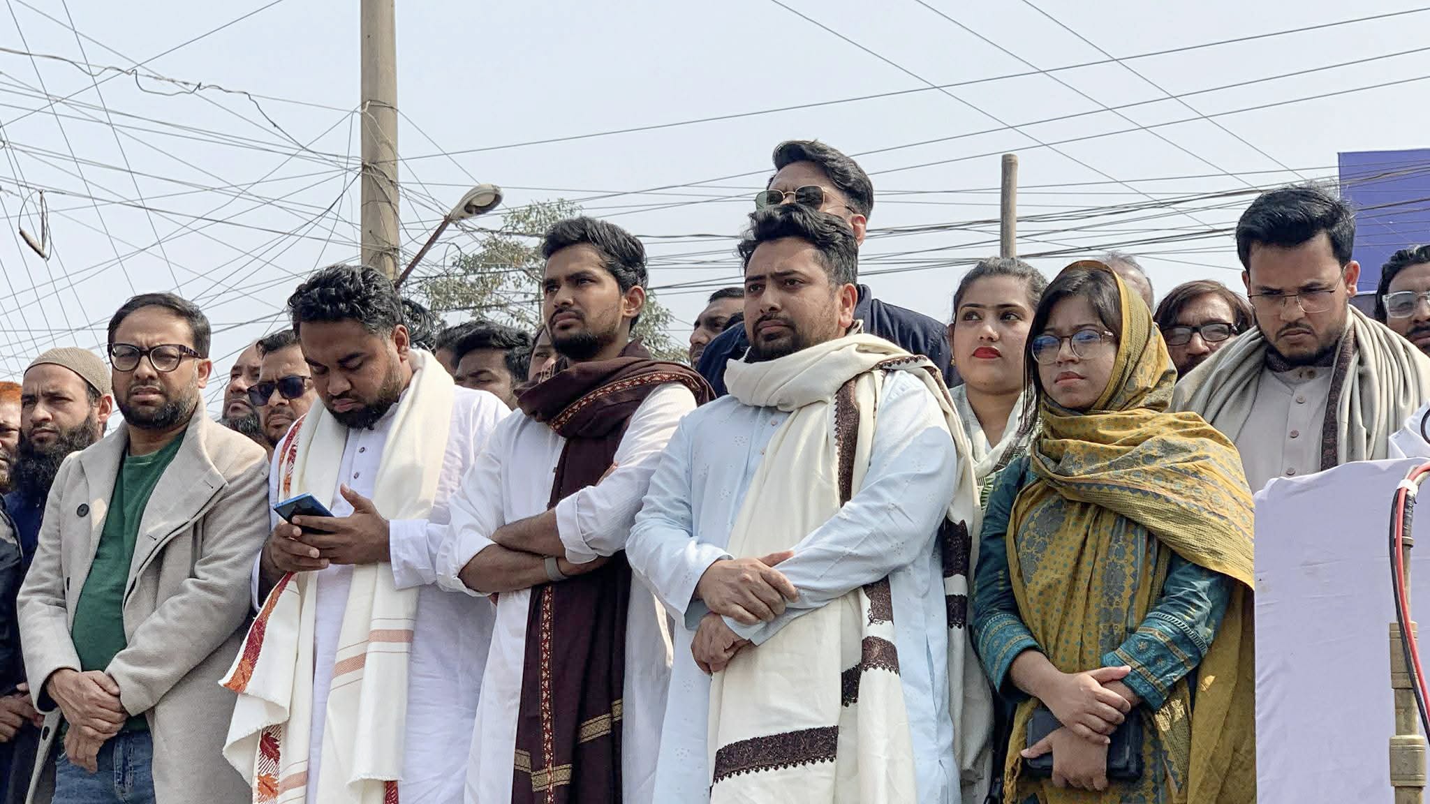 মৌলভীবাজারে প্রীতম দাশের পক্ষে পথসভা ও পদযাত্রা