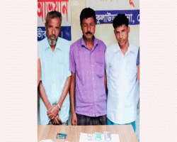 কুলাউড়ায় জুয়ার সরঞ্জামসহ ৩ জুয়াড়ি গ্রেফতার
