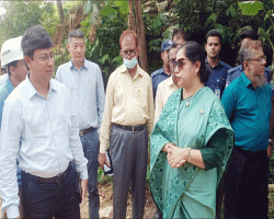 ছাতক সিমেন্ট কারখানা পরিদর্শনে শিল্প মন্ত্রনালয়ের সচিব 