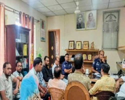 মাধবপুরে সাংবাদিকদের সাথে নবাগত ওসির মতবিনিময়  