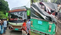 সিলেটে অটোরিকশাকে বাসের ধা'ক্কা, কিশোরী নি'হত