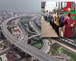 এলিভেটেড এক্সপ্রেসওয়েতে বিআরটিসির বাস চলাচল শুরু