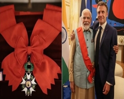 ফ্রান্সের সর্বোচ্চ সম্মান পেলেন মোদি