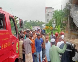 ওসমানীনগরে ৫ গাড়ির সংঘর্ষ: মোটরসাইকেল আরোহীর মৃত্যু 