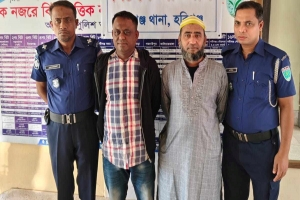 নবীগঞ্জে পুলিশের কাছে থেকে ছিন*তাইকৃত আ*সামিসহ গ্রে*প্তার ২
