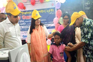 মৌলভীবাজারের শ্রীমঙ্গলে জাতীয় টাইফয়েড টিকাদান ক্যাম্পেইনের উদ্বোধন
