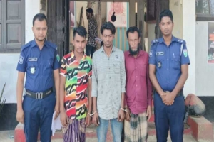 বানিয়াচংয়ে দেশীয় অস্ত্রসহ ৩ ডাকাত গ্রেফতার