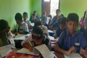 জগন্নাথপুরে রাণীগঞ্জ মডেল কিন্ডারগার্টেনে মেধাবৃত্তি পরীক্ষা অনুষ্ঠিত
