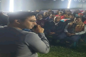 মাধবপুরে চা বাগান শ্রমিকদের সঙ্গে বৈঠক- বিএনপি প্রার্থী ফয়সলের পক্ষে সমর্থন ঘোষণা