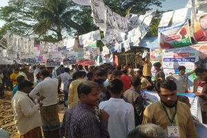 মাধবপুরে শ্রমিক ইউনিয়নের নির্বাচন সম্পন্ন