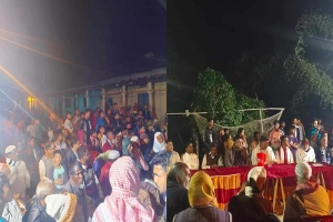দোয়ারাবাজারে নৌকা প্রতীকের সমর্থনে উঠান বৈঠক