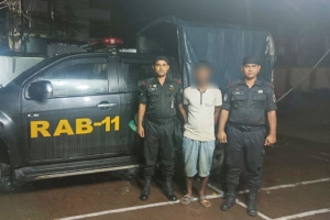 সিলেটের পলাতক আসামিকে ধরল র‍্যাব