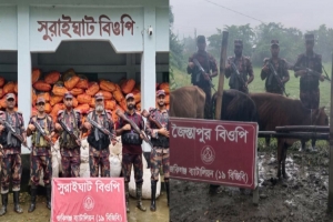 জৈন্তাপুর কানাইঘাটে ৫৪ লাখ টাকার বেশি ভা র তী য় চোরাচালানী মালামাল জ*ব্দ জৈন্তাপুর কানাইঘাটে ৫৪ লাখ টাকার বেশি ভা র তী য় চোরাচালানী মালামাল জ*ব্দ