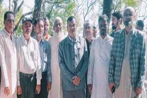 তাহিরপুরে বিএনপির কর্মী সমাবেশ সফল করতে স্থান পরিদর্শন