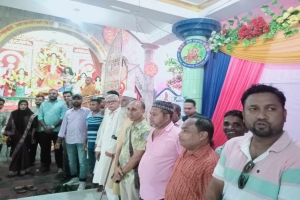 কুলাউড়ায় পূজা মণ্ডপে বিএনপি নেতাকর্মীরা অতন্দ্র প্রহরীরমত থাকবে