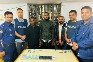 শ্রীমঙ্গলে তিন জুয়াড়ি গ্রেফতার