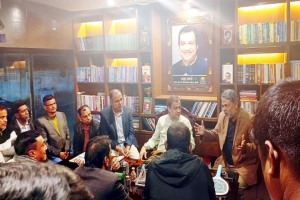 সিলেট মহানগর বিএনপির ভারপ্রাপ্ত সভাপতির সঙ্গে মহানগর তাঁতীদলের মতবিনিময়