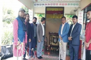 জগন্নাথপুরে অতিরিক্ত জেলা প্রশাসকের রাধারমণ সমাধি মন্দির পরিদর্শন