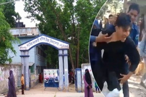 বোরকা পরে গার্লস স্কুলে যুবক