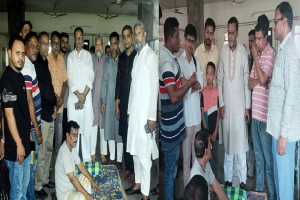 ব্যবসায়ী খগেন্দ্র চন্দ্র দাসের ওপর হা*মলার প্রতিবাদে ক্ষো*ভ
