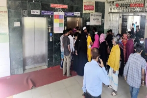 সুনামগঞ্জ সদর হাসপাতালে লিফটের দুরবস্থায় দুর্ভোগের শেষ নেই