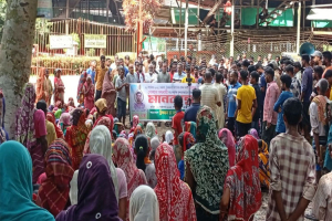 কুলাউড়ায় শ্রমিক সর্দার হ ত্যা কা রী র ফাঁ সির দাবিতে ফুঁসে উঠেছে চা-শ্রমিকরা