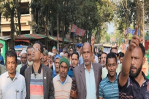 বিশ্বম্ভরপুরে বিএনপির বি ক্ষো ভ 