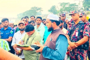 গোয়াইনঘাটে অ/বৈধ বালু উত্তোলনের বি/রুদ্ধে অভিযান, জরিমানা ১.৫ লাখ