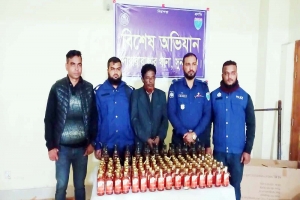 দোয়ারাবাজারে মদের চালানসহ কারবারি আটক