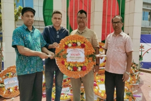 শ্রীমঙ্গল প্রেসক্লাবের মহান স্বাধীনতা ও জাতীয় শহিদ দিবসে শ্রদ্ধা নিবেদন